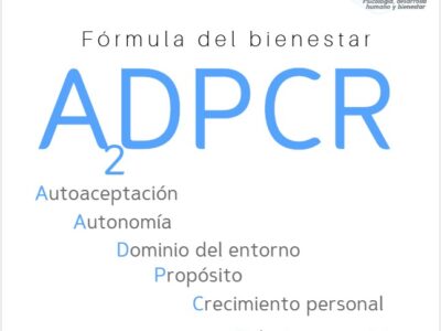 La fórmula del bienestar